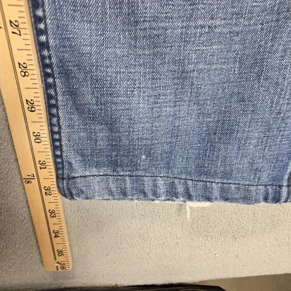 Diesel Jeans Mens 32x34 Blue Quratt Regular Straight Button Altered Hem 008BK